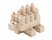 Walachia Dřevěná skládací stavebnice Construct easy box 138 dílů
