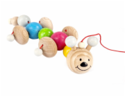 Hess Dřevěná tahací housenka Ida