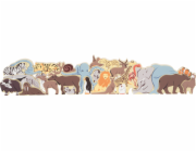 small foot Zvířecí puzzle písmena