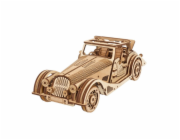 Ugears 3D dřevěné mechanické puzzle Sportovní auto Rapid Mouse