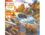 Magellan Rodinné puzzle Divoká zvěř Severu 500 dílků