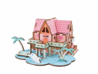 Woodcraft Dřevěné 3D puzzle Letní dům