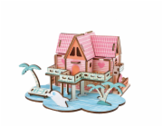 Woodcraft Dřevěné 3D puzzle Letní dům