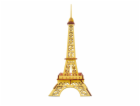 Woodcraft Dřevěné 3D puzzle Eiffelova věž žlutá