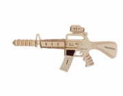 Woodcraft Dřevěné 3D puzzle Samopal carabine 15