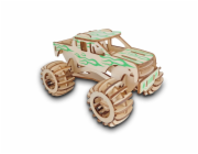 Woodcraft Dřevěné 3D puzzle Monster truck