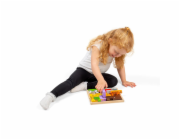 Bigjigs Toys Dřevěné kostky puzzle se zvířátky safari