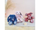 Doudou Histoire d´Ours Plyšový kamarád růžový králíček 25 cm