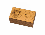 iDventure 3D dřevěná skládačka hlavolamu Cryptex