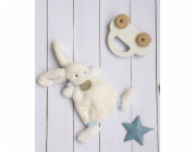 Doudou Dárková sada - Plyšový králíček modrý 26 cm