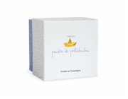 Doudou Dárková sada - králíček námořník s muchláčkem 10 cm