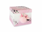 Doudou Dárková sada - Plyšový králíček s růžovou bambulko...