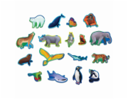 Mudpuppy Puzzle Ohrožené druhy zvířat celého světa 80 dílků