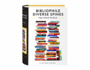 Chronicle Books Puzzle Bibliophile Diverse Spines 500 dílků