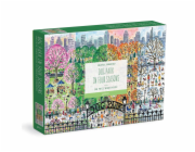 Galison Dřevěné puzzle Psí park 4 roční období 250 dílků