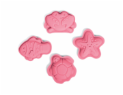 Bigjigs Toys Silikonové formičky růžové Coral