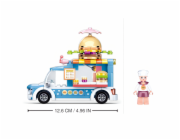 Sluban Girls Dream M38-B0993B Pojízdná prodejna hamburgerů