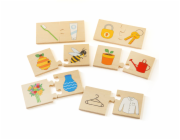 Bigjigs Toys Didaktické puzzle Co k sobě patří