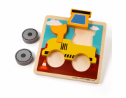 Bigjigs Toys Vkládací puzzle Bagr
