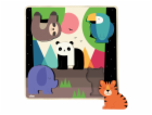 Vilac Vkládací zvukové puzzle Džungle