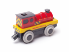 Bigjigs Rail Elektrická lokomotiva Červený silák