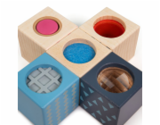 Bigjigs Toys Smyslové kostky