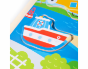 Bigjigs Toys Vkládačka se zvukem Doprava
