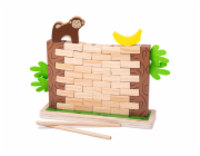 Bigjigs Toys Dřevěná motorická hra Padající džungle