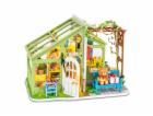 RoboTime 3D dřevěná skládačka Miniatura domečku Rozkvetlé...