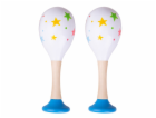 Bigjigs Toys Rumba koule hvězdičky Junior 2 ks žlutá