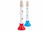 Bigjigs Toys Trumpetka hvězdičky 1 ks modrá