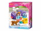 Sluban Girls Dream M38-B0970F Autíčko s krmítkem pro pejsky