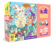 Chronicle Books Rodinné puzzle Purrmaid Paradise 60 dílků