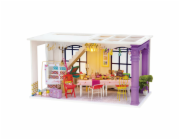 RoboTime 3D dřevěná skládačka Miniatura domečku Párty v jídelně