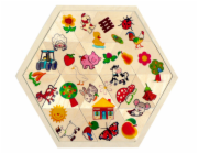 Hess Puzzle mozaika Farma 24 dílků