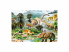 Dino Puzzle Život Dinosaurů 100 dílků