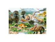 Dino Puzzle Život Dinosaurů 100 dílků