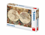 Dino Puzzle Historická mapa 1000 dílků