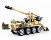 Sluban Army Model Bricks M38-B0751 Mobilní kanón 8x8 s pozemním minometem