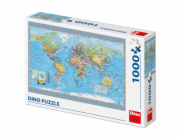 Dino Puzzle Politická mapa světa 1000 dílků