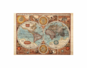 Dino Puzzle Mapa světa z roku 1626 - 500 dílků