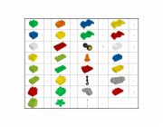 L-W Toys Junior kostky Auta 62 ks