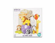 Le Toy Van Petilou Skládací věž Afrika 9 ks