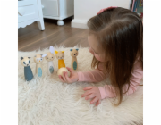 Bigjigs Toys Kuželky lesní zvířátka