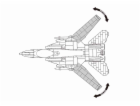 Sluban Model Bricks M38-B0755 Stíhací letoun F-14 Tomcat