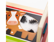 Bigjigs Toys Senzorické puzzle farma