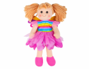 Bigjigs Toys Látková panenka Chloe 34 cm
