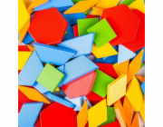 Bigjigs Toys Dřevěná barevná mozaika