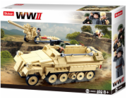 Sluban WWII M38-B0695 Německý polopásový tahač - Half Track