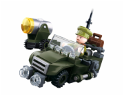 Sluban WWII M38-B0678B 4into1 Hlídkový Jeep
